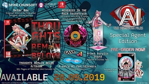 AI: The Somnium Files Special Agent Ed. w/Stand, Artbook & OST