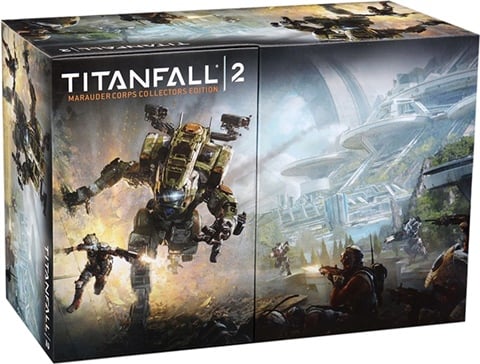 Titanfall 2 Marauder Corps Col. Ed w/Fig,3xArt,2xPatches,Journal,Braclet