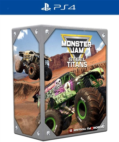 Monster Jam Steel Titans: Collector's Ed. w/Truck, Book & Steelbook
